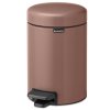 NewIcon Pedal Bin, 3L Satin Taupe 8710755233968 Brabantia 96dpi 2000x2000px 9 NR 35917