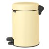 NewIcon Pedal Bin, 3L Mellow Yellow 8710755233760 Brabantia 96dpi 2000x2000px 9 NR 35554