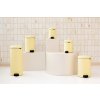 NewIcon Pedal Bin, 3, 5, 12, 20 and 30 litre, Soft Closing, Plastic Inner Bucket Mellow Yellow 96dpi 2000x2000px 9 NR 35506