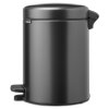 NewIcon Pedal Bin, 5L Confident Grey 8710755233463 Brabantia 96dpi 2000x2000px 9 NR 36794