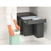 Sort&Go Built in Bin, 10+10+20L Dark Grey 8710755232541 Brabantia 96dpi 2000x2000px 9 NR 34715
