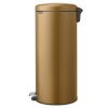 NewIcon Pedal Bin, 30L Warm Brass 8710755238581 Brabantia 96dpi 2000x2000px 9 NR 42233
