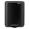 Bo Pedal Bin, 7L Matt Black 8710755237867 Brabantia 96dpi 2000x2000px 9 NR 49542