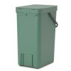 Sort & Go Waste Bin, 16L Fir Green 8710755129827 Brabantia 300dpi 2000x2000px 9 NR 21357