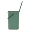 Sort & Go Waste Bin, 16L Fir Green 8710755129827 Brabantia 96dpi 2000x2000px 9 NR 31379