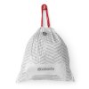 PerfectFit Bags, Code J, 20 25L, 40 Bags White 8710755115608 Brabantia 96dpi 1000x1000px 7 NR 25546