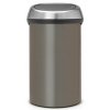 674 kos touch bin 60l platinova