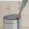1541 11 touch bin new 23 10l matna ocel otiskuvzdorna