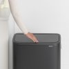 2343 5 bo touch bin 2x30l matna cerna