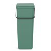 Sort & Go Recycle Bin, 40L Fir Green 8710755251023 Brabantia 96dpi 1000x1000px 7 NR 23221