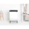 Bo Laundry Bin Hi, 2 x 45L, Plastic Lid White 8710755200540 Brabantia 96dpi 1000x750px 7 NR 22129