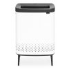 Bo Laundry Bin Hi, 2 x 45L, Plastic Lid White 8710755200540 Brabantia 96dpi 1000x1000px 7 NR 22107