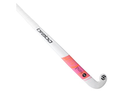 Brabo Indoor Pure 40 Classic Curve White/Pink