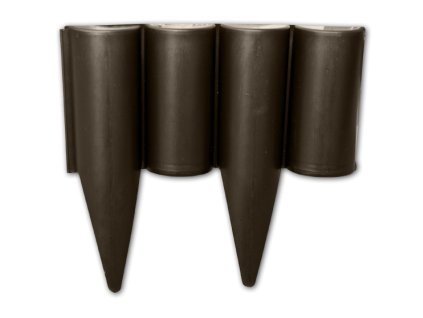 Okrasná zahradní palisáda - hnědá