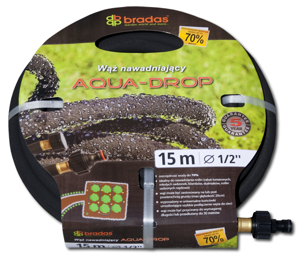 Zahradní zavlažovací hadice AQUA-DROP 1/2" - 25m
