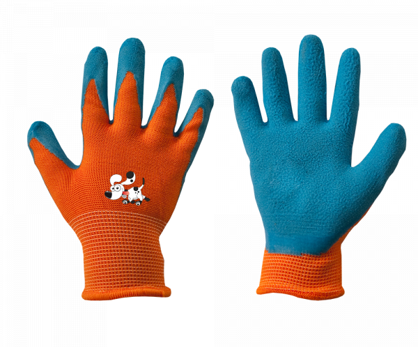 Pracovní rukavice Orange latex BRADAS dětské velikost 4