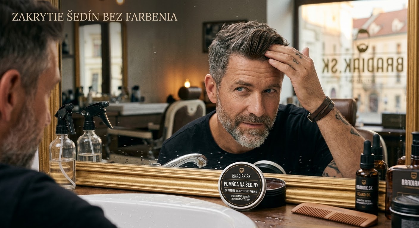 Pomáda na šediny: Ako zakryť šediny za 60 sekúnd bez farbenia?