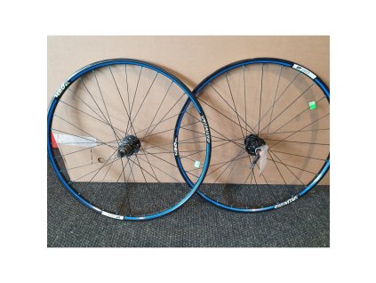 Zapletená kola P+Z Deore, Mach 1 wht