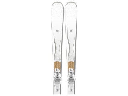 Salomon Luan white + váz. Lithium 10 137cm