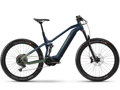 Haibike ALLTRAIL 9 27.5 i720Wh GLOSS METAL BLUE OLIVE akce týdne