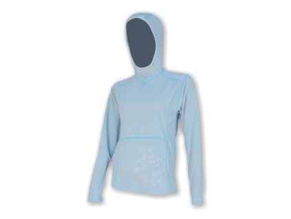 Sensor Smartfleece Evo mikina s kapucí dámská modrá