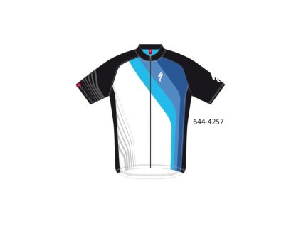 Cyklistický dres Specialized Comp Cross Over černá/modrá