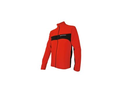 Sensor Microfleece mikina pánská červená