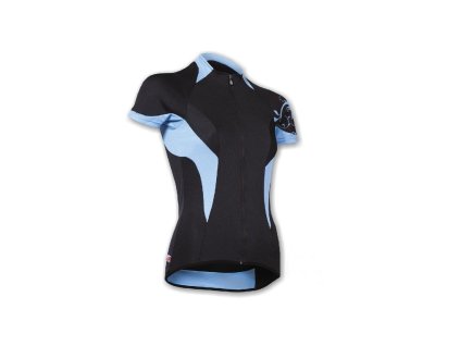 Cyklistický dres Sensor Race tm.modrá/černá