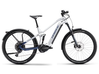 Haibike Adventr FS 9 High silver/dark blue
