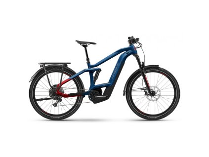 Haibike Adventr FS 9 gloss metal blue red, vykoupené, 286km