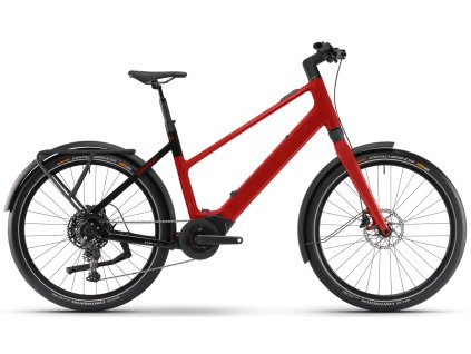 WINORA MY24 iRide PURE X10 HIGH chrystal red gloss black matt 275Zoll 90 WPAR1