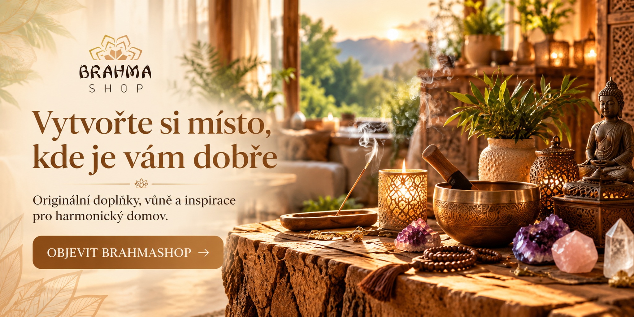 Harmonický domov – vůně, dekorace a doplňky Brahmashop