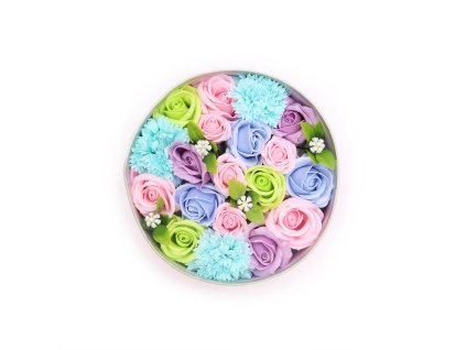 Kulatý Box - Narození Dítěte - Modrý