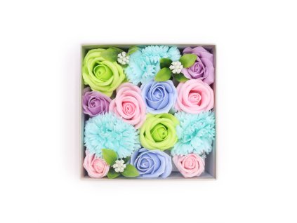 Čtvercový Box - Narození Dítěte - Modrý