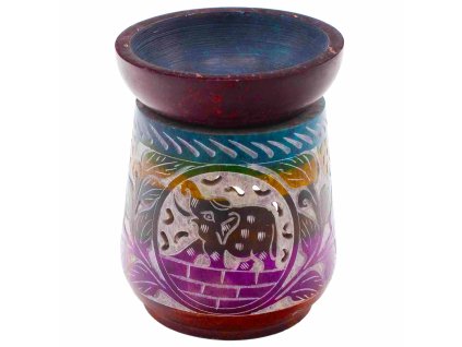 Velká Mastková Aroma Lampa 13x10cm - Slon - 5 Barev