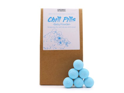 Dárkové Balení Šumivých Kuliček do Koupele 350g - Dětský Pudr