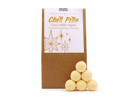 Dárkové Balení Šumivých Kuliček do Koupele 350g - Útulné Zimní Noci