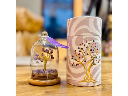 Stromek Štěstí s Kupolí - Ametyst - 30 Kamínků