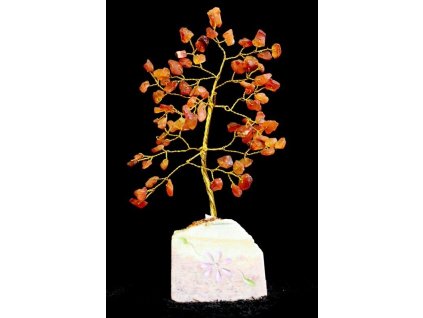 Stromek Štěstí - Karneol - 80 Kamínků