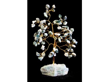 Stromek Štěstí - Achát - 80 Kamínků