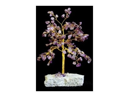 Stromek Štěstí - Ametyst - 160 Kamínků