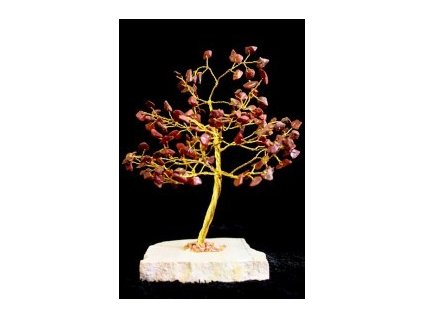 Stromek Štěstí - Červený Jaspis - 160 Kamínků