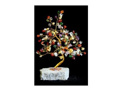 Stromek Štěstí - Mix - 160 Kamínků