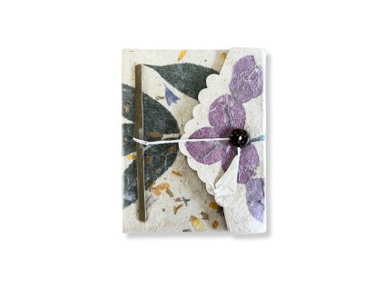 Střední Lokta Zápisník - Bougainvillea (15x12cm) - 45 listů