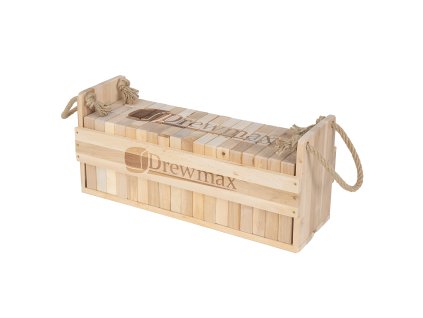 DREWMAX KLOCKI DREWNIANE JENGA AD100 NATURALNY INT 1