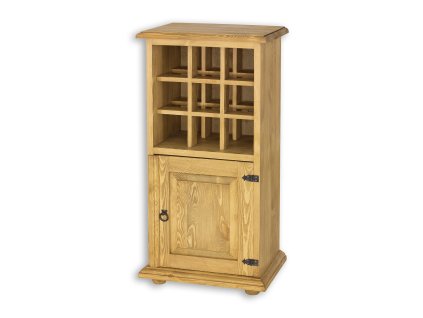 Komoda sosnowa KD723 (Barva sosna biała patyna, Šířka, Výška, Hloubka, Hmotnost 50, 100, 35, 17 kg)