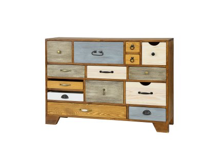 DREWMAX KOMODA SOSNOWA RUSTIKAL KD790 KOLOROWY INT 1