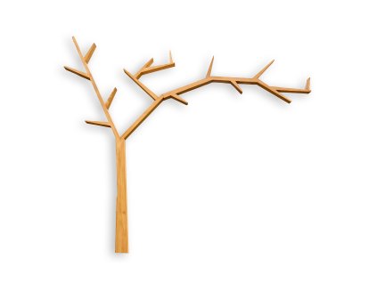 Półka sosnowa PK704 PRAWA (Barva sosna biały wosk, Šířka, Výška, Hloubka, Hmotnost 242, 220, 15, 30 kg)