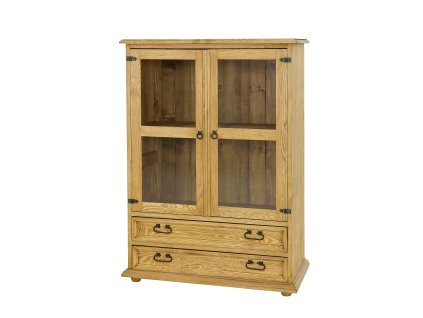 Komoda sosnowa KD703 (Barva sosna biała patyna, Šířka, Výška, Hloubka, Hmotnost 100, 140, 50, 65 kg)