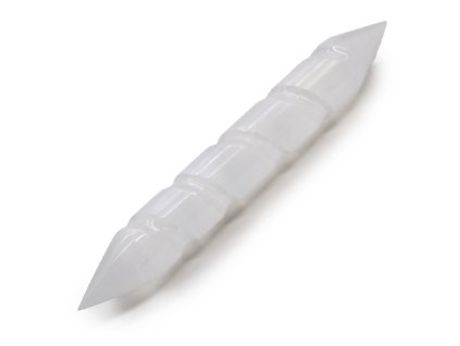 Selenitová Spirálovitá Hůlka - 16 cm (špičaté konce)